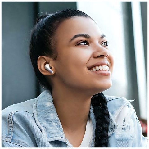 USAMS Słuchawki Bluetooth 5.3 TWS X-donseries ENC bezprzewodowe fioletowy gradient/purple blue BHUENCXD04 (US-XD19)