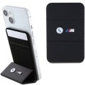 Wallet BMW Card Slot Stand BMWCSMMPGK czarny/black Mag Safe M Edition Collection