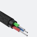 Baseus Yiven M30 kabel audio stereo AUX 3,5 mm męski mini jack 1m srebrno-czarny (CAM30-BS1)