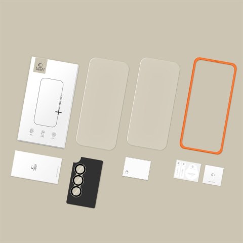 Szkło Hartowane Tech-Protect Easy Set+ 3-Pack do Galaxy A37 5G - Przezroczyste