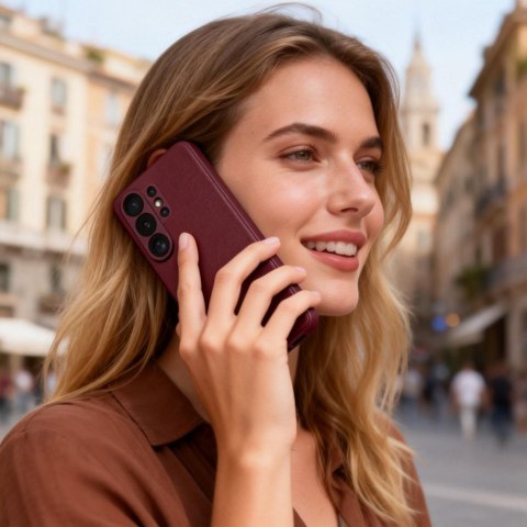Tech-Protect Smart portfelowe Wallet etui do Galaxy S26 Ultra morwowy
