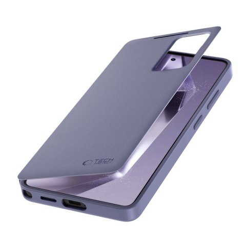 Tech-Protect Smart portfelowe Wallet etui do Galaxy S26 Ultra fioletowy