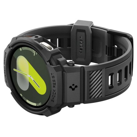 Etui z Paskiem Spigen Rugged Armor "Pro" do Samsung Galaxy Watch 8 (44 mm) Matowe Czarne