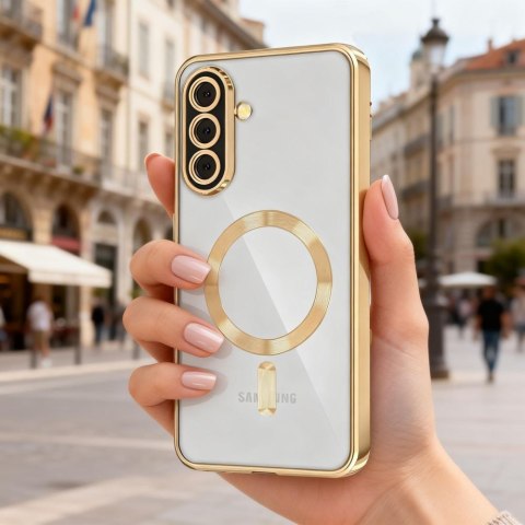 Tech-Protect MagFlex MagSafe Galaxy A57 5G błyszczący złoty