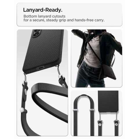 Etui Spigen Liquid Air Galaxy S26 Matowe Czarne