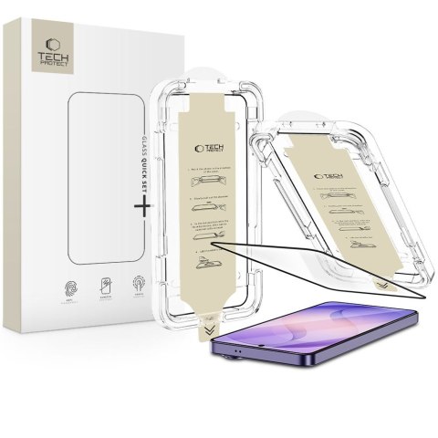 Szkło Antyrefleksyjne Tech-Protect Quick Set AR+ do Galaxy S26 Ultra - Czarne