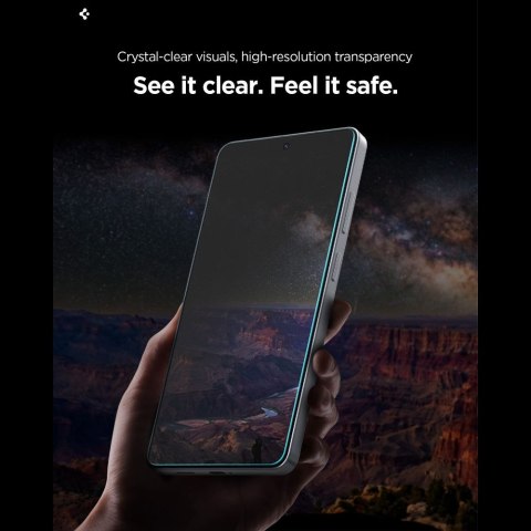 Szkło prywatyzujące Spigen Glas.tR 'EZ Fit Pro AC' HD 2-Pack Galaxy S26+ Plus prywatność