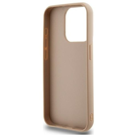 DKNY DKHCP15LPQDSLE i Phone 15 Pro 6.1" beżowy/beige Quilted Stack Logo