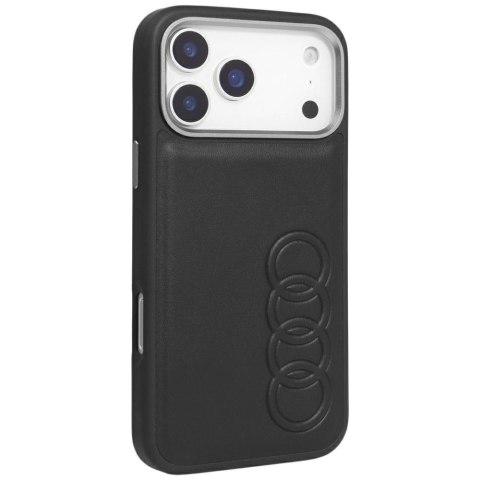 Etui Audi TT Synthetic Leather Mag Safe do i Phone 17 Pro czarny