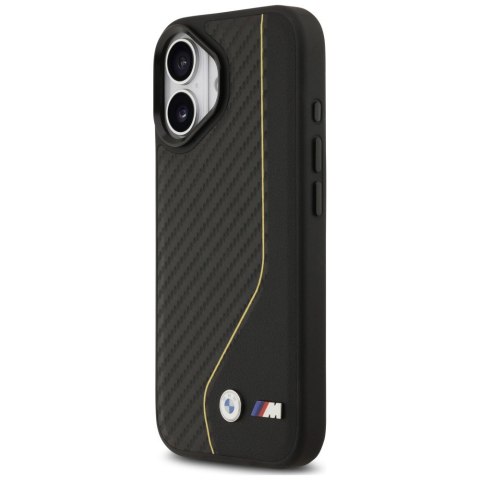 Etui BMW M Carbon Line & Logo Mag Safe do i Phone 17 żółty
