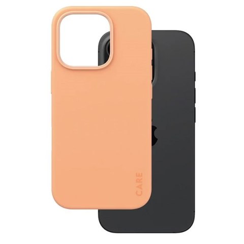 Etui CARE by Panzer Glass Fashion Case i Phone 16 Pro 6.3" brzoskwiniowy/peachy Mag Safe 1390