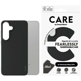 Etui CARE by Panzer Glass Fashion QI do Samsung Galaxy S25+ czarny
