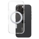 Etui CARE by Panzer Glass Feature Kickstand Case i Phone 16 Pro 6.3" srebrny/silver Mag Safe 1326