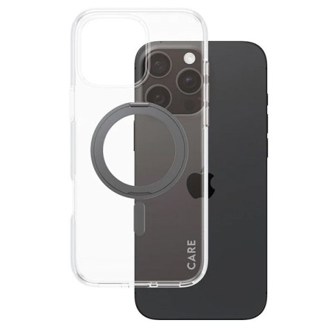 Etui CARE by Panzer Glass Feature Kickstand Case i Phone 16 Pro Max 6,9" czarny/black Mag Safe 1324