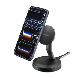 Ładowarka Bezprzewodowa Spigen EF151MS Essential Magnetic MagSafe 15W Czarna