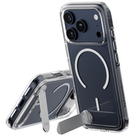 Etui CARE by Panzer Glass Feature w. Kickstand Mag Safe do i Phone 17 Pro przezroczysty