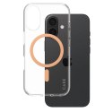Etui CARE by Panzer Glass Flagship Case i Phone 16 6.1" brzoskwiniowy/peachy Mag Safe 1373