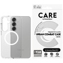 Etui CARE by Panzer Glass Flagship Urban Combat White QI do Samsung Galaxy S25+ przezroczysty