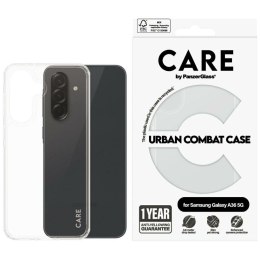 Etui CARE by Panzer Glass Flagship Urban Combat do Samsung Galaxy A36 5G przezroczysty