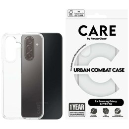 Etui CARE by Panzer Glass Flagship Urban Combat do Samsung Galaxy M17 5G / A17 / A17 5G przezroczysty