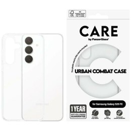 Etui CARE by Panzer Glass Flagship Urban Combat do Samsung Galaxy S25 FE przezroczysty