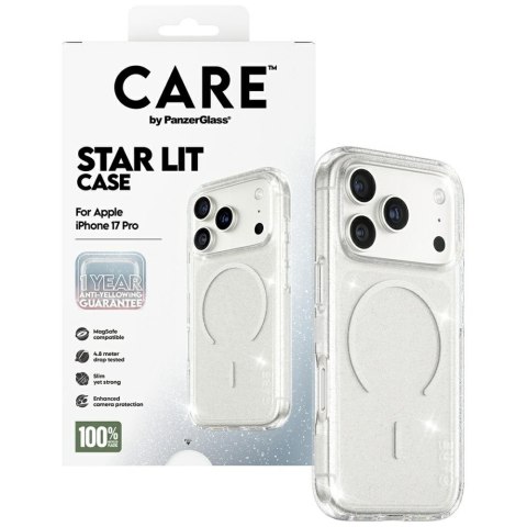 Etui CARE by Panzer Glass Flagship Urban Explorer w. White Mag Safe do i Phone 17 Pro Star Lit