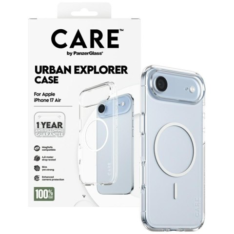 Etui CARE by Panzer Glass Flagship Urban Explorer w. White Mag Safe do i Phone Air przezroczysty