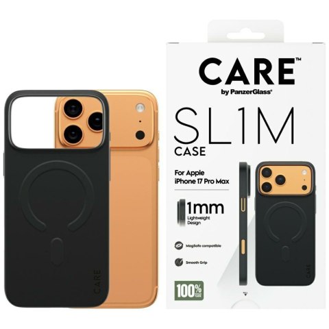 Etui CARE by Panzer Glass SL1M Mag Safe do i Phone 17 Pro Max czarny