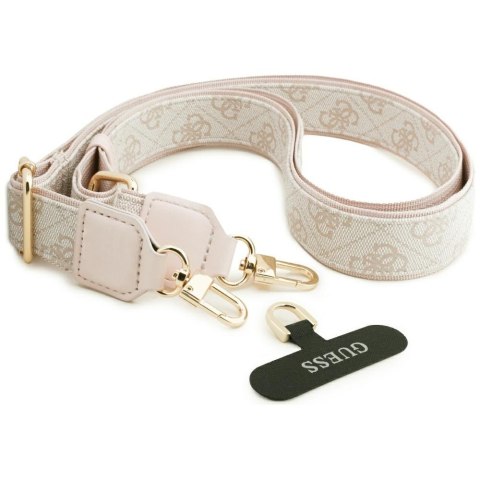 Etui Guess 4G Big 4G Classic Logo Big Strap Metal Buttons do i Phone 17 Pro różowy