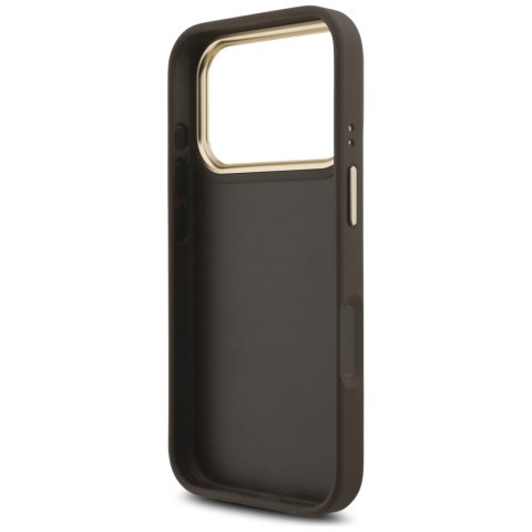 Etui Guess 4G Big 4G Classic Logo Big Strap Metal Buttons do i Phone 17 Pro brązowy