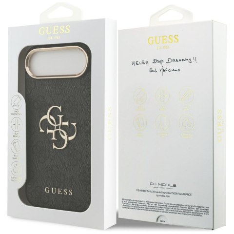 Etui Guess 4G Big 4G Classic Logo do i Phone Air czarny złoty