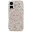 Etui Guess 4G Circle Classic Logo Mag Safe do i Phone 17 różowy