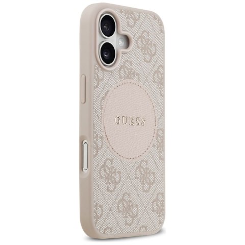 Etui Guess 4G Circle Classic Logo Mag Safe do i Phone 17 różowy