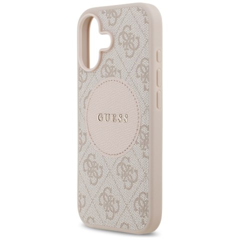 Etui Guess 4G Circle Classic Logo Mag Safe do i Phone 17 różowy