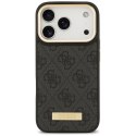 Etui Guess 4G Logo Plate Mag Safe do i Phone 17 Pro czarny
