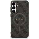 Etui Guess 4G Ring Classic Logo Mag Safe do Samsung Galaxy S25 FE czarny