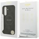 Etui Guess 4G Ring Classic Logo Mag Safe do Samsung Galaxy S25 FE czarny