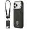 Etui Guess 4G Strass Logo & Big Strap Metal Buttons Mag Safe do i Phone 17 Pro Max czarny