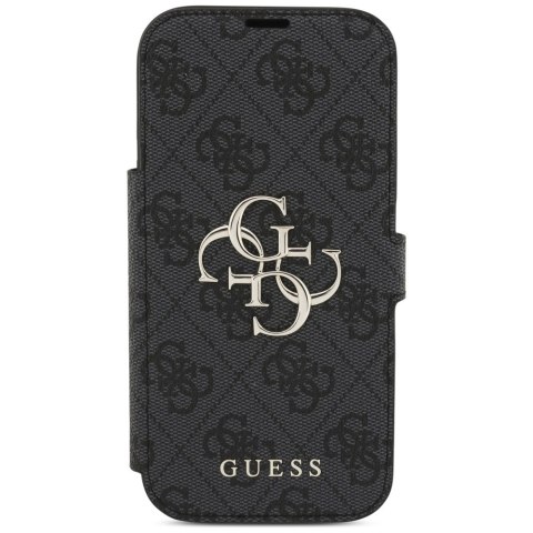 Etui Guess Book 4G Metal Logo do i Phone 17 Pro czarny