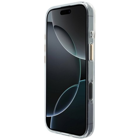 Etui Guess IML Gradient Script Metal Mag Safe do i Phone 17 biały