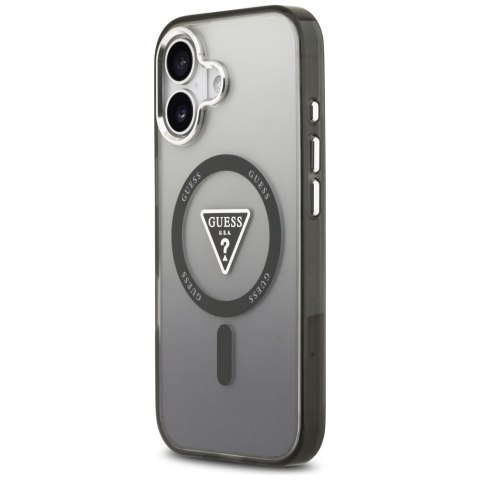 Etui Guess IML Gradient Triangle Logo Mag Safe do i Phone 17 czarny