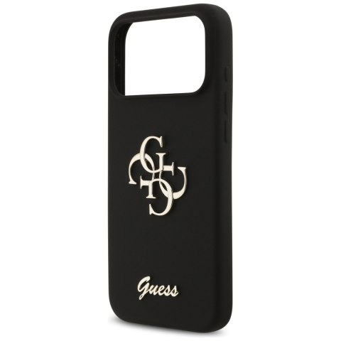 Etui Guess Silicone Big 4G Script do i Phone 17 Pro Max czarny