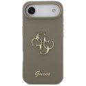 Etui Guess Silicone Big 4G Script do i Phone Air brązowy