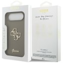 Etui Guess Silicone Big 4G Script do i Phone Air brązowy