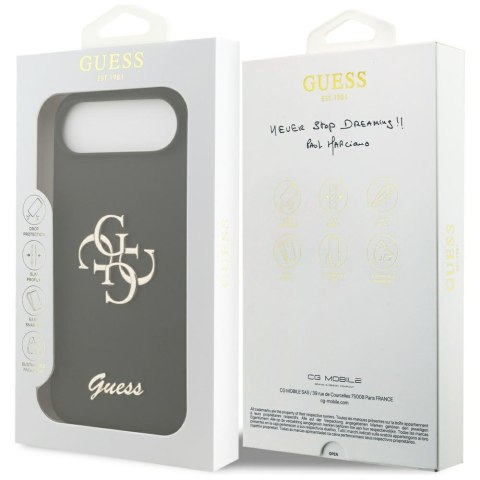 Etui Guess Silicone Big 4G Script do i Phone Air czarny