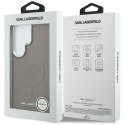 Etui Karl Lagerfeld Embossed Ring Initials Mag Safe do Samsung Galaxy S26 Ultra brązowy