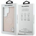 Etui Karl Lagerfeld Embossed Ring RSG Logo Mag Safe do Samsung Galaxy S26 Ultra różowy