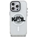 Etui Karl Lagerfeld IML Choupette Sketch Logo Mag Safe do i Phone 16 Pro Max przezroczysty