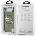 Etui Karl Lagerfeld IML Choupettes Karl Script Logo Mag Safe do i Phone Air czarny