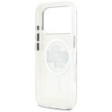 Etui Karl Lagerfeld IML Glitter Karl & Choupette Sketch Logo Mag Safe do i Phone 17 Pro przezroczysty